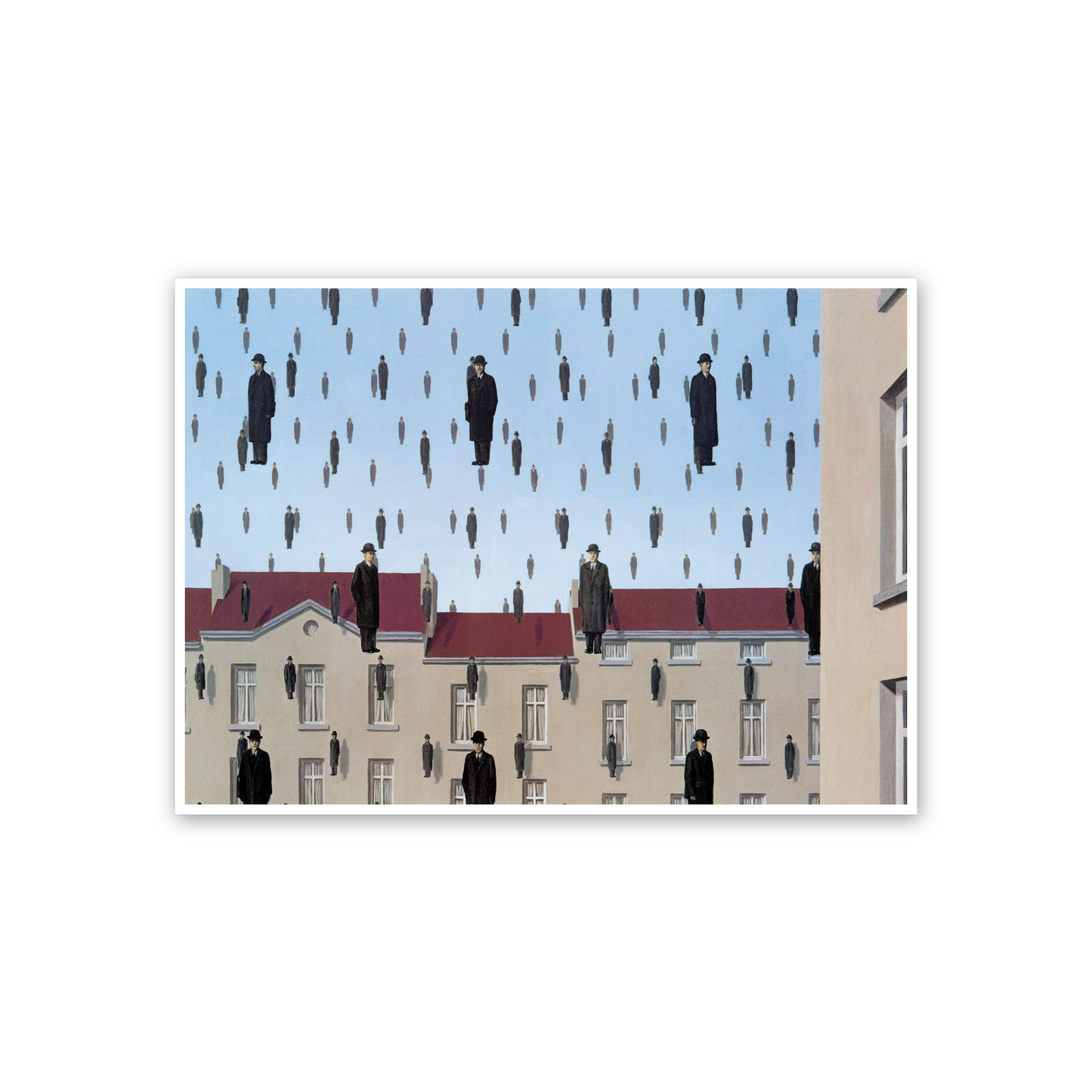 Homage to Magritte - Golconde cm 70x50