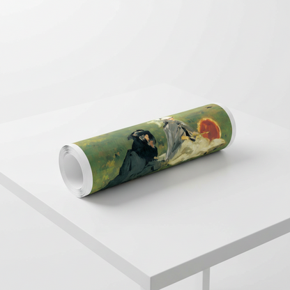 Homage to Manet - Les Hirondelles - cm 52x52 - Poster
