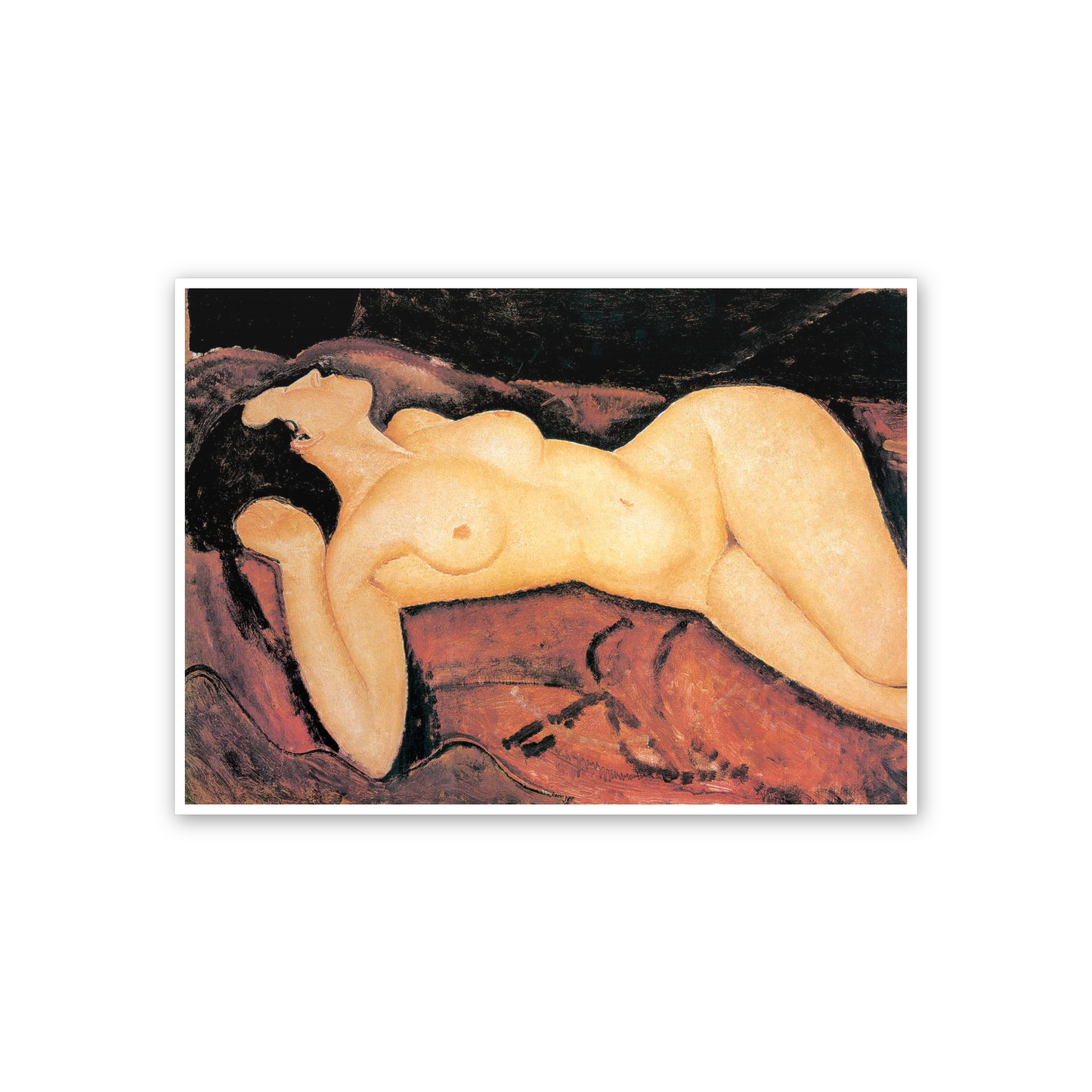 Homage to Modigliani - Big Nude cm 70x50