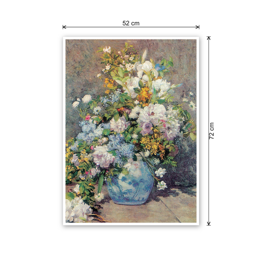 Homage to Renoir - Spring Flowers cm 50x70 - misure