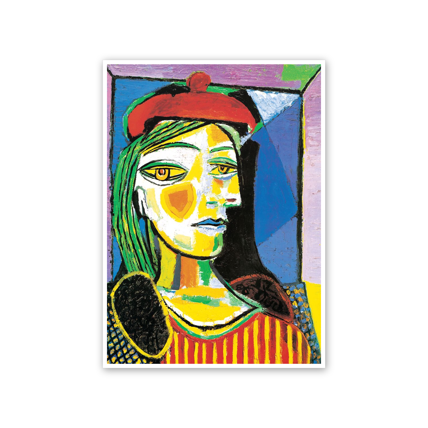 Homage to Picasso - Femme Au Beret Rouge cm 50x70