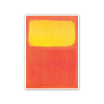 Homage to Rothko - Orange And Yellow cm 50x70