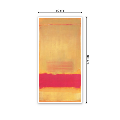 Homage to Rothko - Untitled, 1949 cm 50x100 - misure