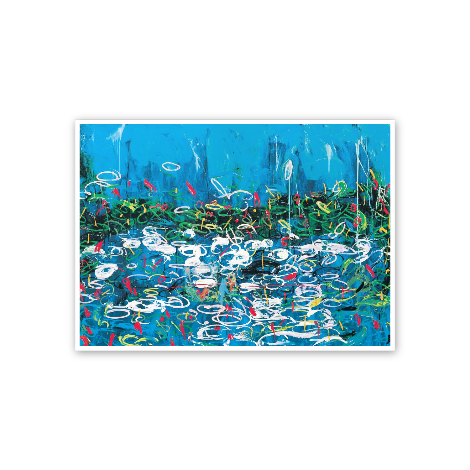 Homage to Schifano - French Canvas, 1988 cm 70x50