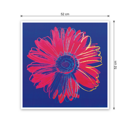 Homage to Warhol - Daisy, C.1982 cm 50x50 - misure
