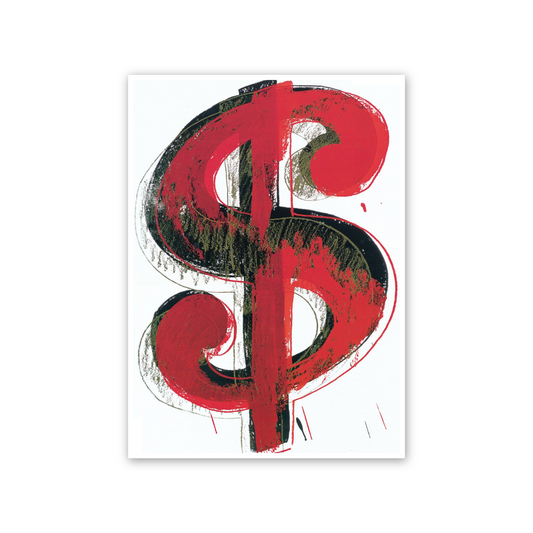 Homage to Warhol - Dollar Sign, 1981 cm 50x70