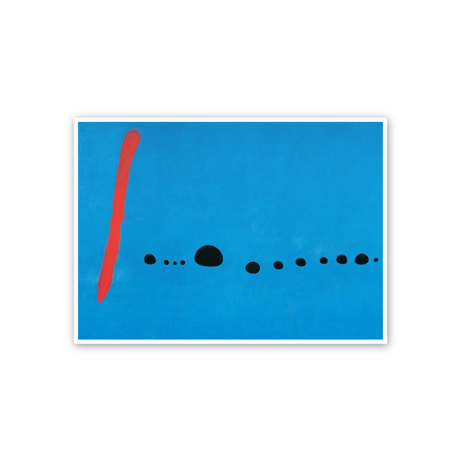 Homage to Mirò - Blue 2 cm 70x50