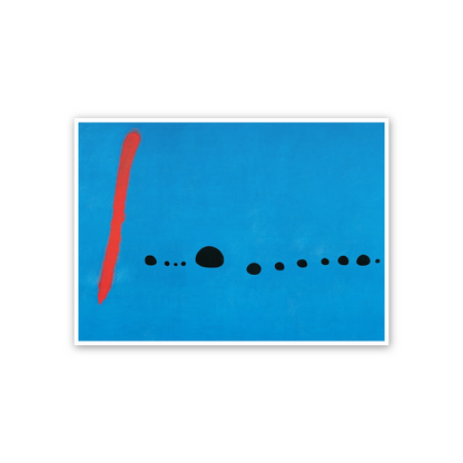 Homage to Mirò - Blue 2 cm 70x50