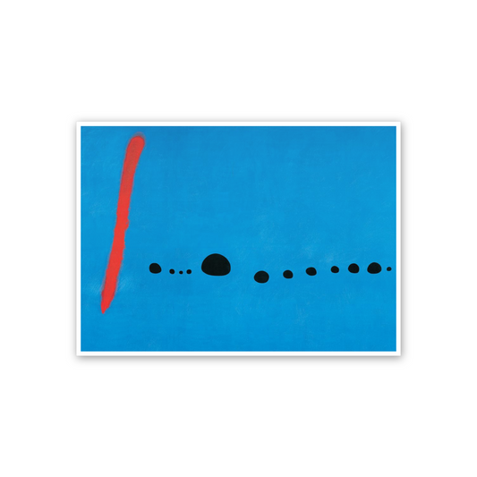 Homage to Mirò - Blue 2 cm 70x50