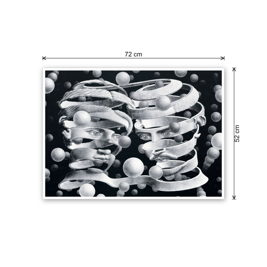 Homage to Escher - Bond Of Union, 1956 cm 70x50 - misure