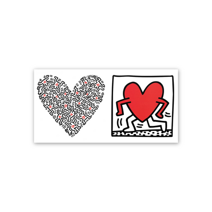 Homage to Haring - Untitled cm 100x50