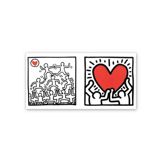 Homage to Haring - Untitled cm 100x50