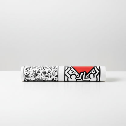 Homage to Haring - Untitled - cm 102x52 - Poster