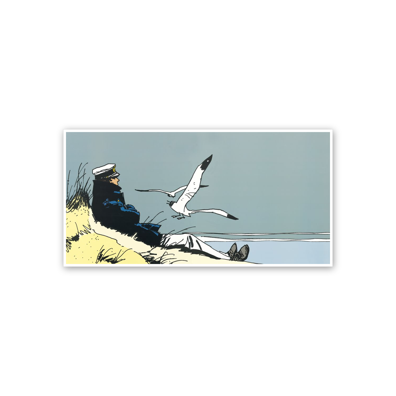 Homage to Hugo Pratt - Corto Marin cm 100x50