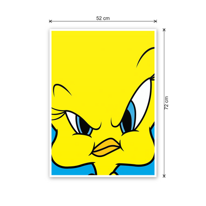 Homage to Tweety cm 50x70 - misure