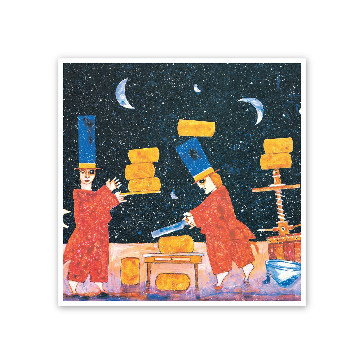 Homage to Musante - The Cheesemaker cm 50x50