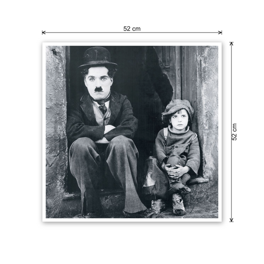 Charlie Chaplin, Modern Times cm 50x50 - misure
