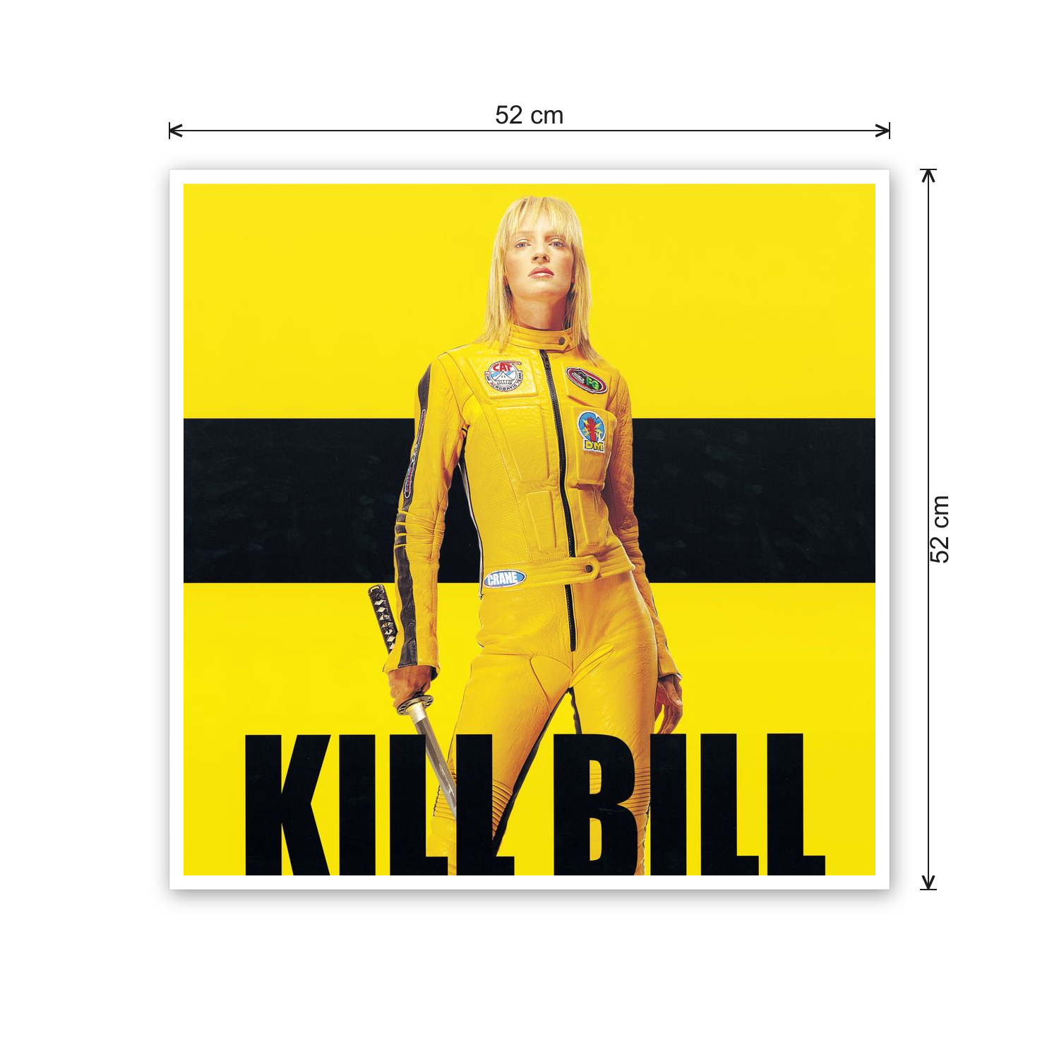 Homage to Kill Bill cm 50x50 - misure