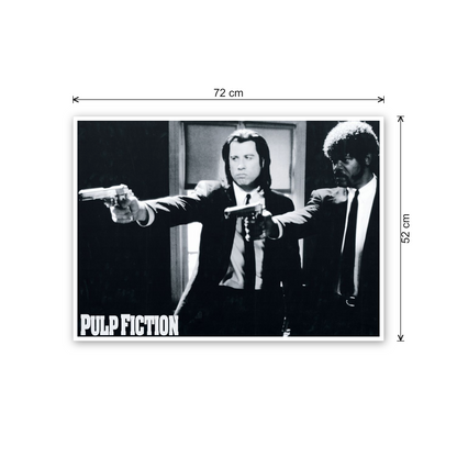 Homage to Pulp Fiction cm 70x50 - misure