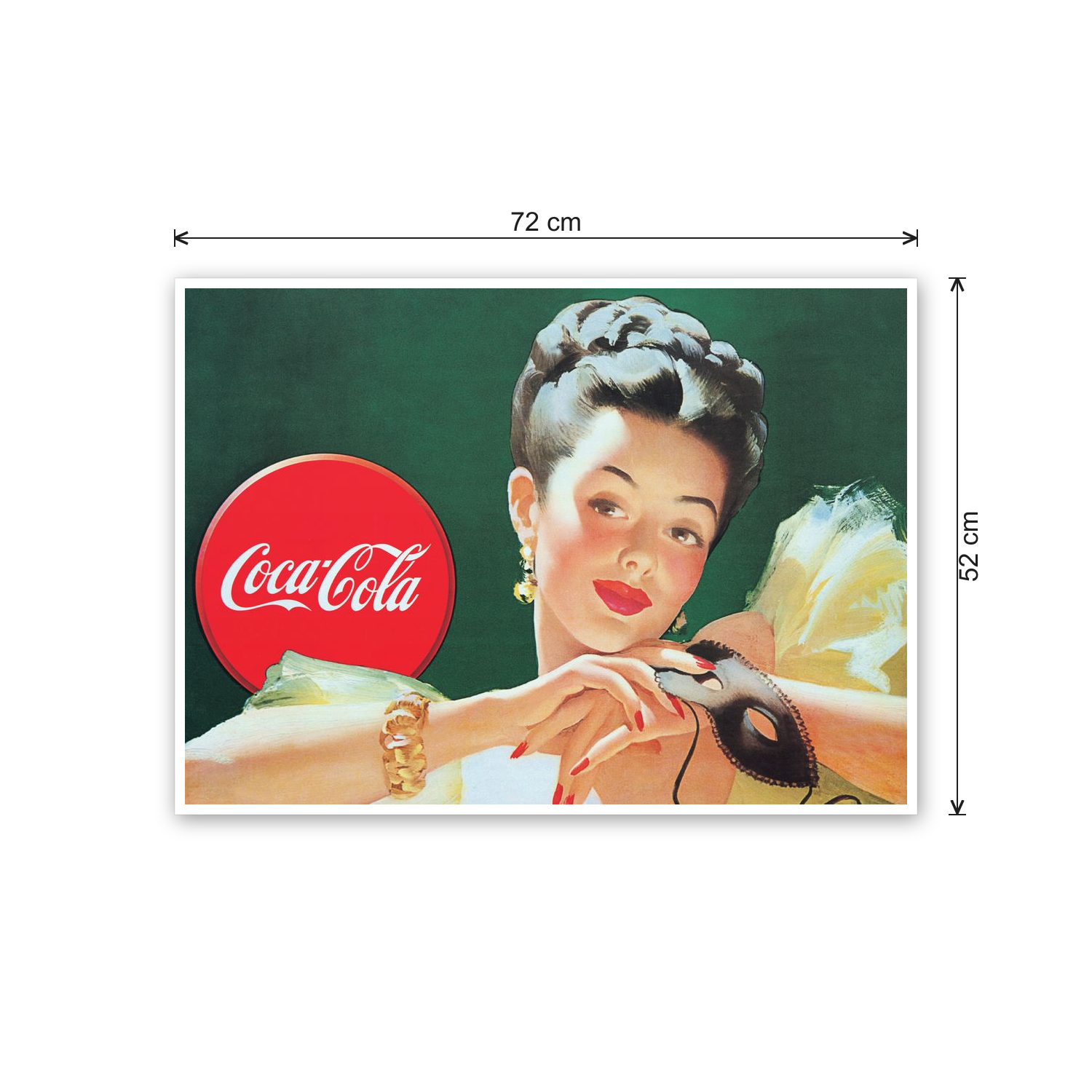 Homage to Coke cm 70x50 - misure