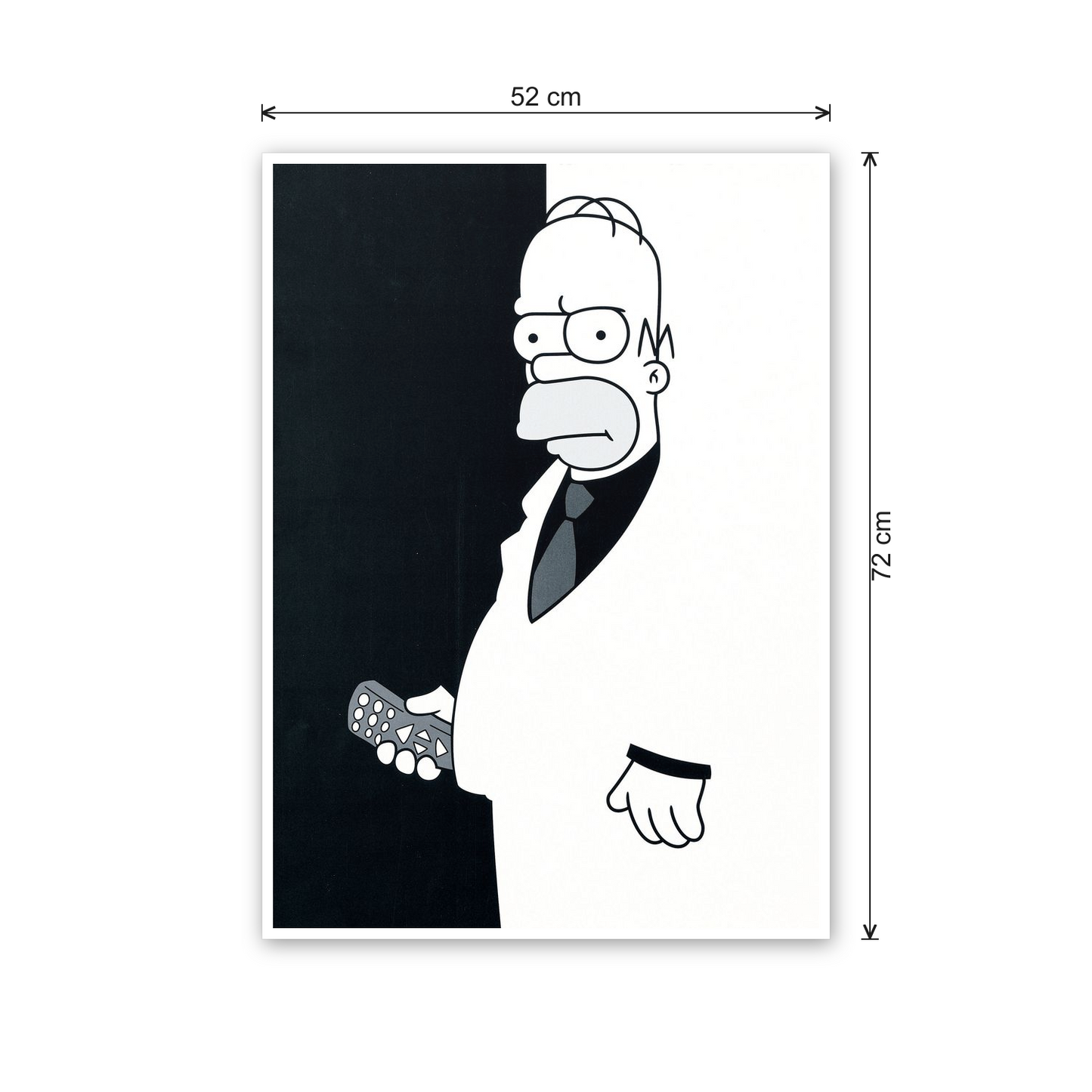 Homer Scarface cm 50x70 - misure