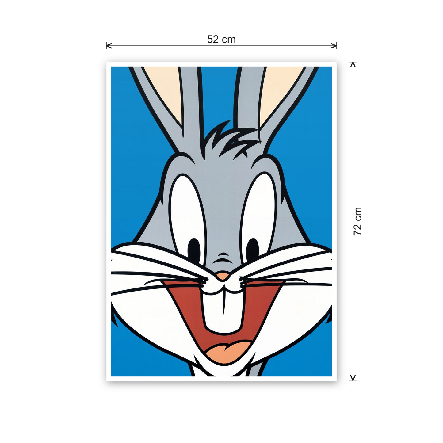 Homage to Bugs Bunny cm 50x70 - misure