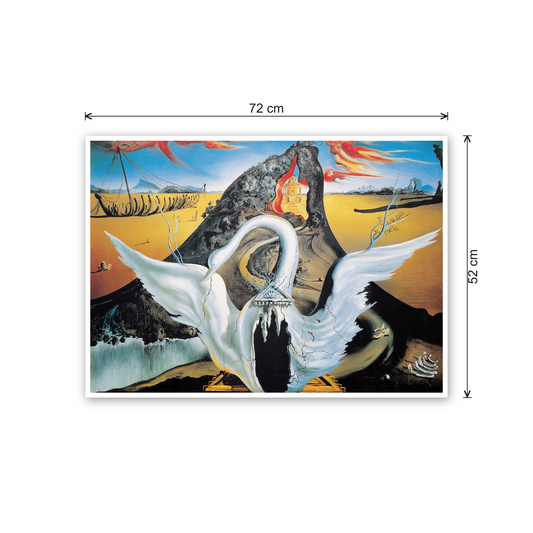 Homage to Dalì - Bacchanale cm 70x50 - misure
