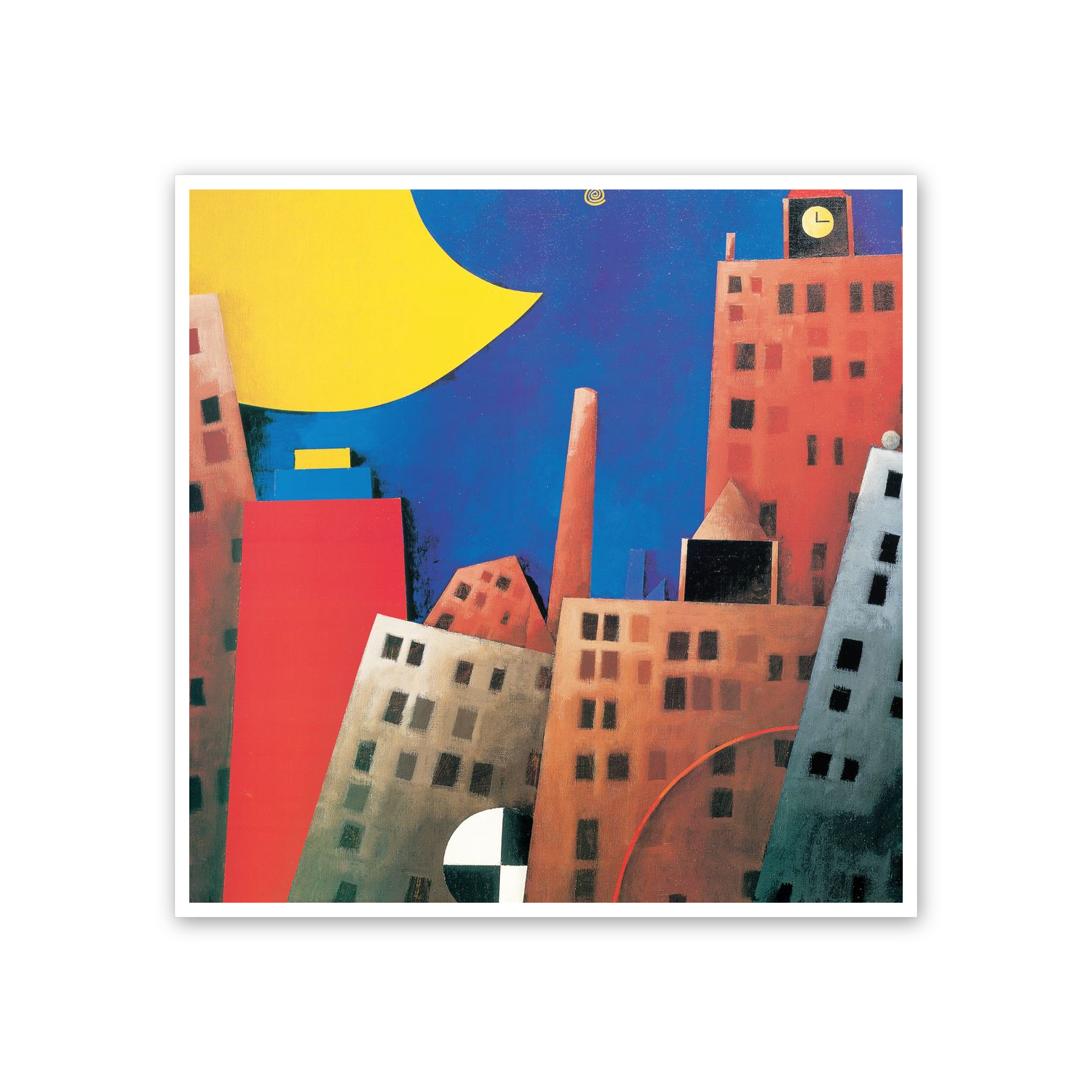 Homage to Tadini - Italian city cm 50x50
