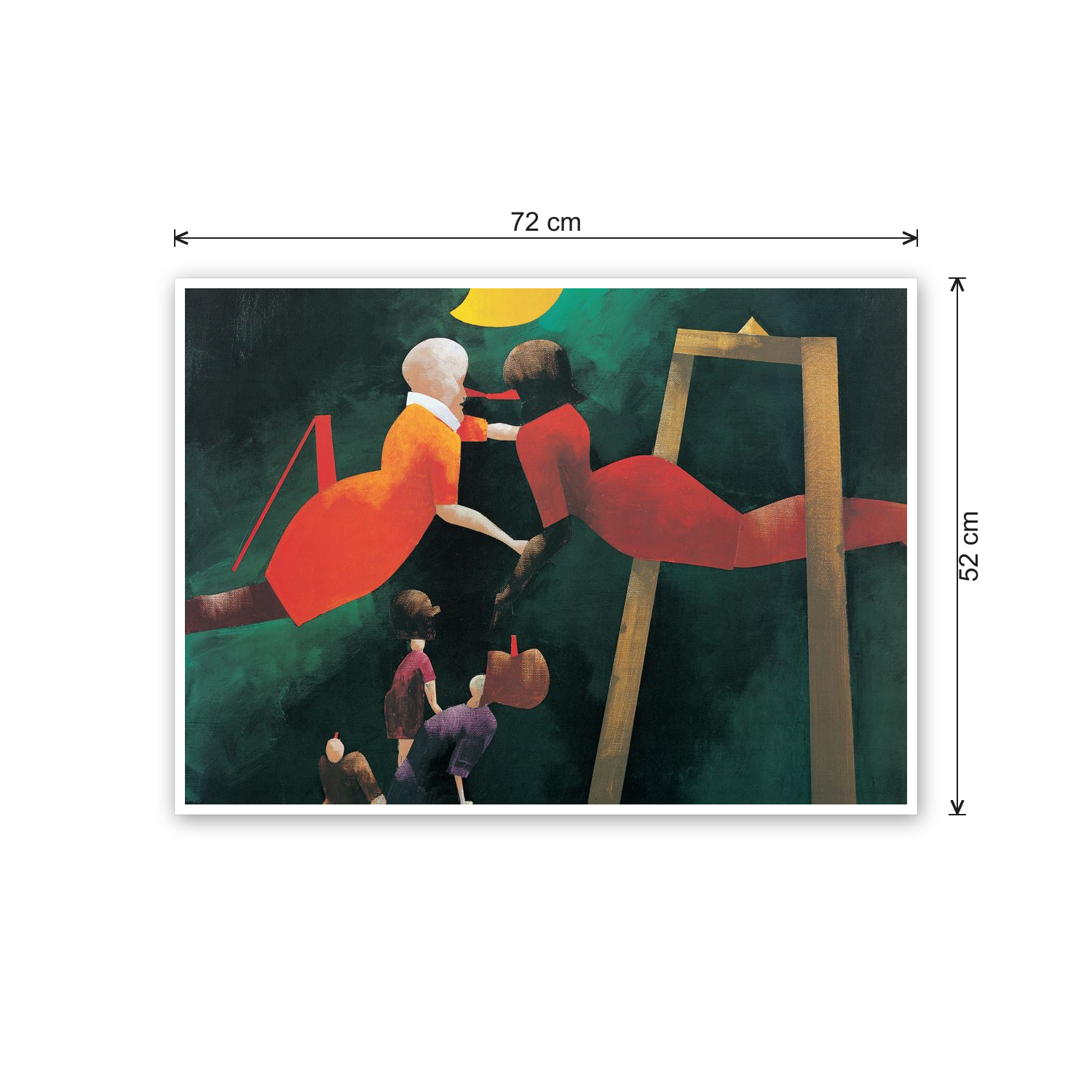 Homage to Tadini - Fairy tale cm 70x50 - misure