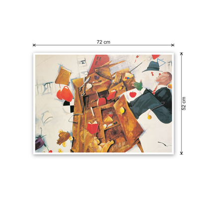 Homage to Tadini - Refugee cm 70x50 - misure