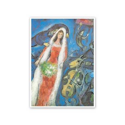 Homage to Chagall - La Mariee,1950 cm 50x70