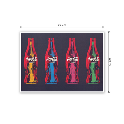 Pop art Coke cm 70x50 - misure