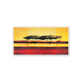 Trees in Kenya - cm 102x52 - Poster