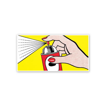 Homage to Lichtenstein - Spray,1962 cm 100x50