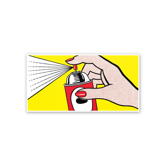 Homage to Lichtenstein - Spray,1962 cm 100x50