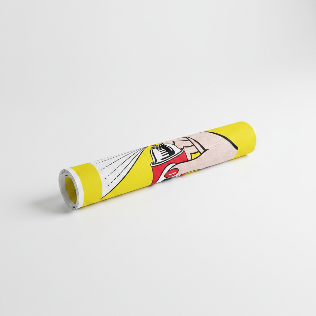 Homage to Lichtenstein - Spray,1962 - cm 102x52 - Poster