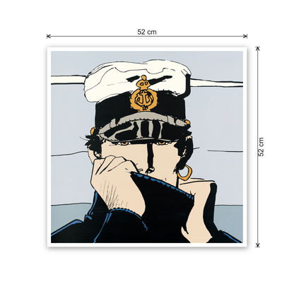 Homage to Corto Maltese - Dior cm 50x50 - misure
