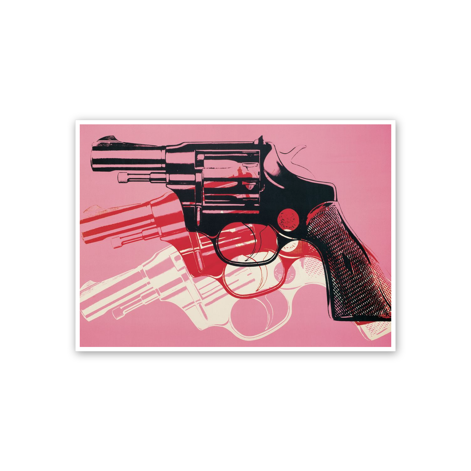 Homage to Warhol - Gun, 81-82 cm 70x50