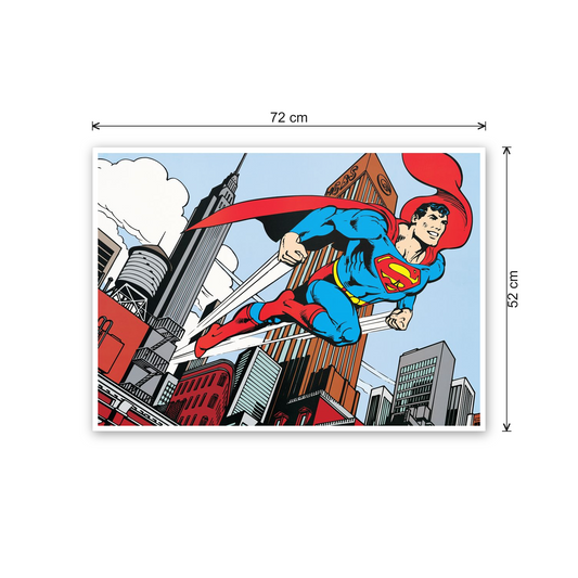 Homage to Superman - Metropolis cm 70x50 - misure