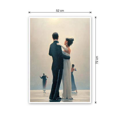 Homage to Vettriano - Dance Me To The End Of Love cm 50x70 - misure