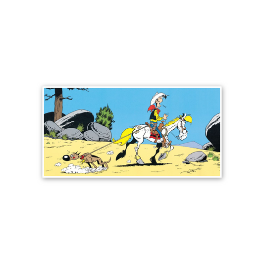 Homage to Lucky Luke e Ran Tan Plan cm 100x50