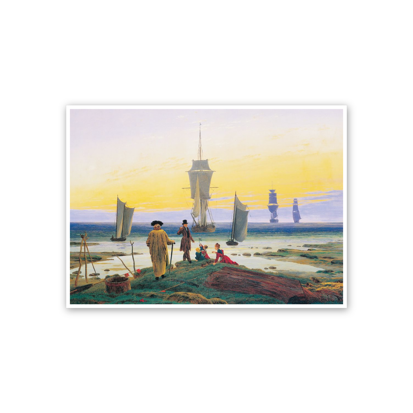 Homage to Friedrich - The Stages of Life cm 70x50