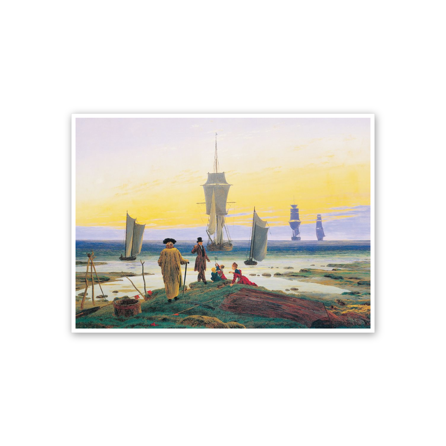 Homage to Friedrich - The Stages of Life cm 70x50