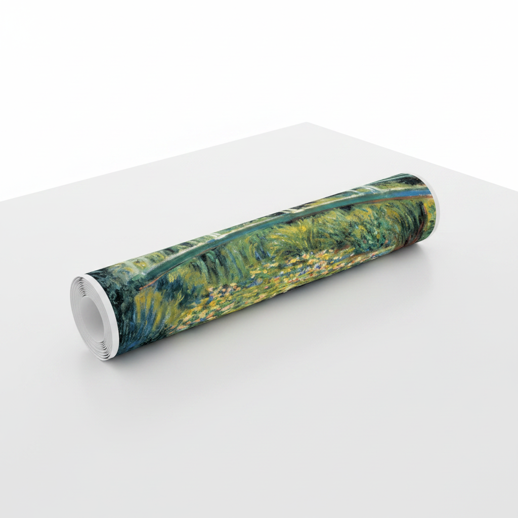 Homage to Monet - Le Pont Japonais - cm 52x52 - Poster