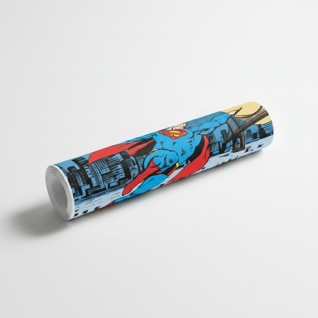 Homage to Superman - Metropolis - cm 102x52 - Poster