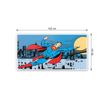 Homage to Superman - Metropolis cm 100x50 - misure