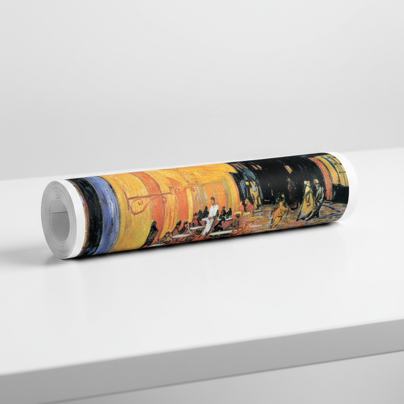 Homage to Van Gogh - Le Café de nuit - cm 52x72 - Poster