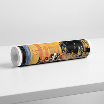 Homage to Van Gogh - Le Café de nuit - cm 52x72 - Poster