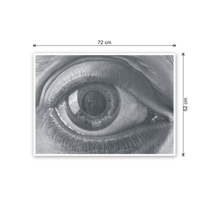 Homage to Escher - Eye cm 70x50 - misure