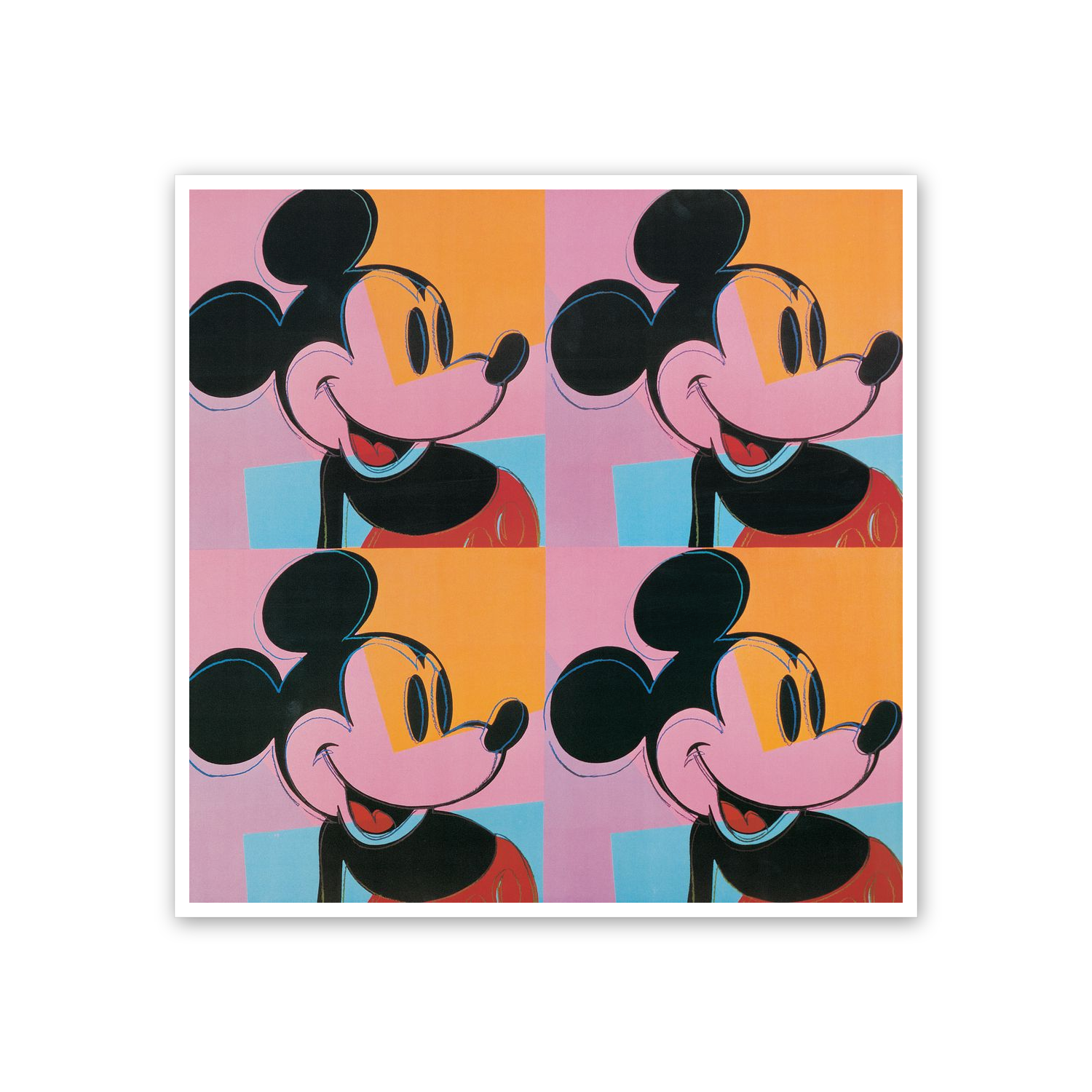 Homage to Warhol - Mickey Mouse cm 50x50